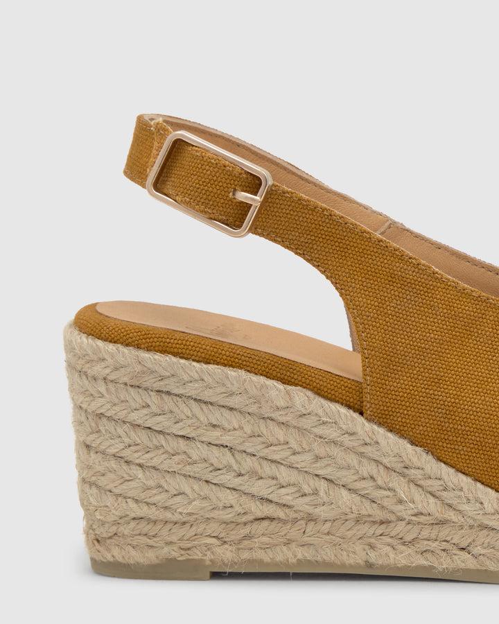 Castañer Calzado de Mujer estilo Peep Toe con Cuña de 7cm de altura | Castañer Rebajas