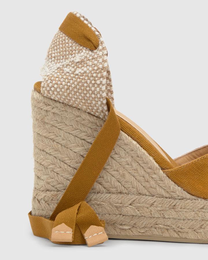 Castañer Calzado de Mujer estilo Pala Talon con Cuña de 11cm de altura | Castañer Gran oferta