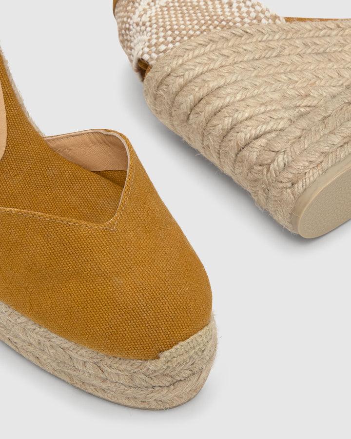 Castañer Calzado de Mujer estilo Pala Talon con Cuña de 11cm de altura | Castañer Gran oferta