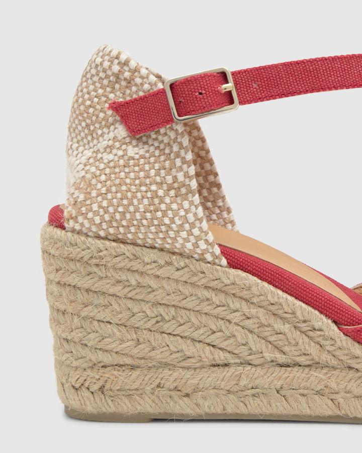Castañer Alpargata de Mujer estilo Pala Talon con Cuña de 7cm de altura | Castañer Rebajas baratas