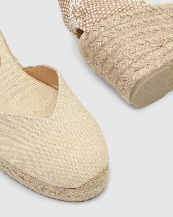 Castañer Calzado de Mujer estilo Pala Talon con Cuña de 7cm de altura | Castañer Tienda