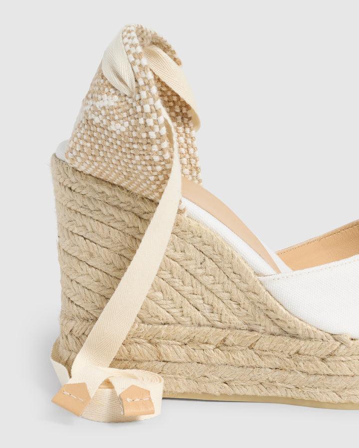 Castañer CASTAÑER ALPARGATAS CUÑA CARINA BLANCO MUJER – Castañer Rebajas online