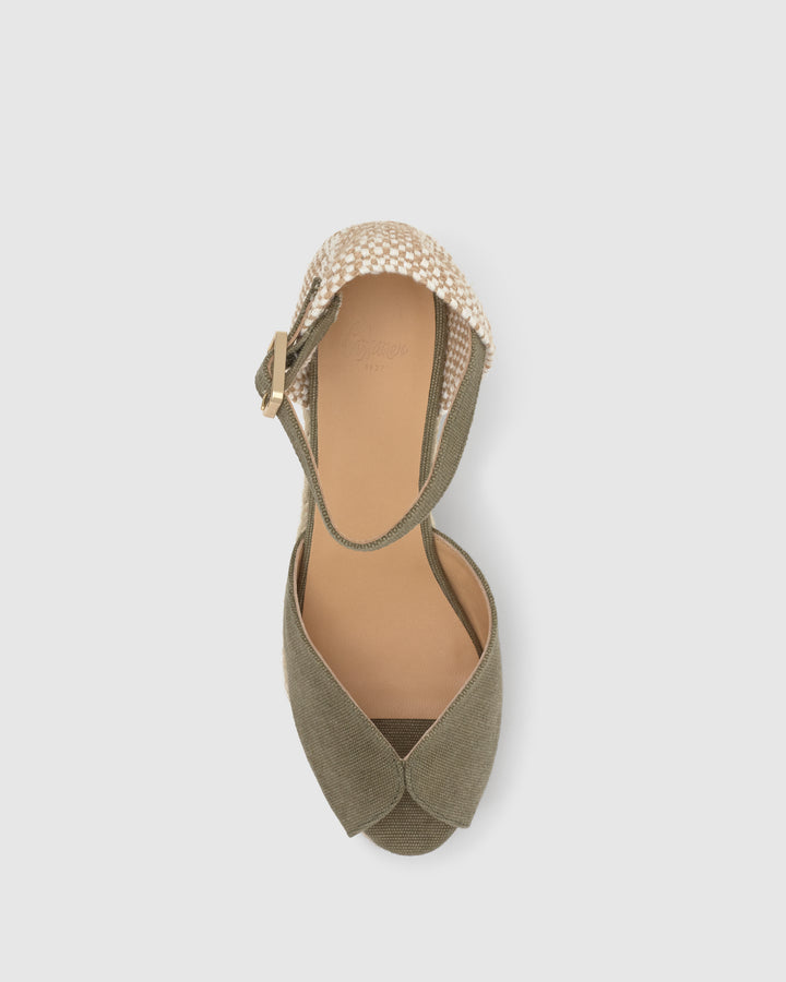 Castañer Calzado de Mujer estilo Sandalia con Cuña de 7cm de altura | Castañer En oferta