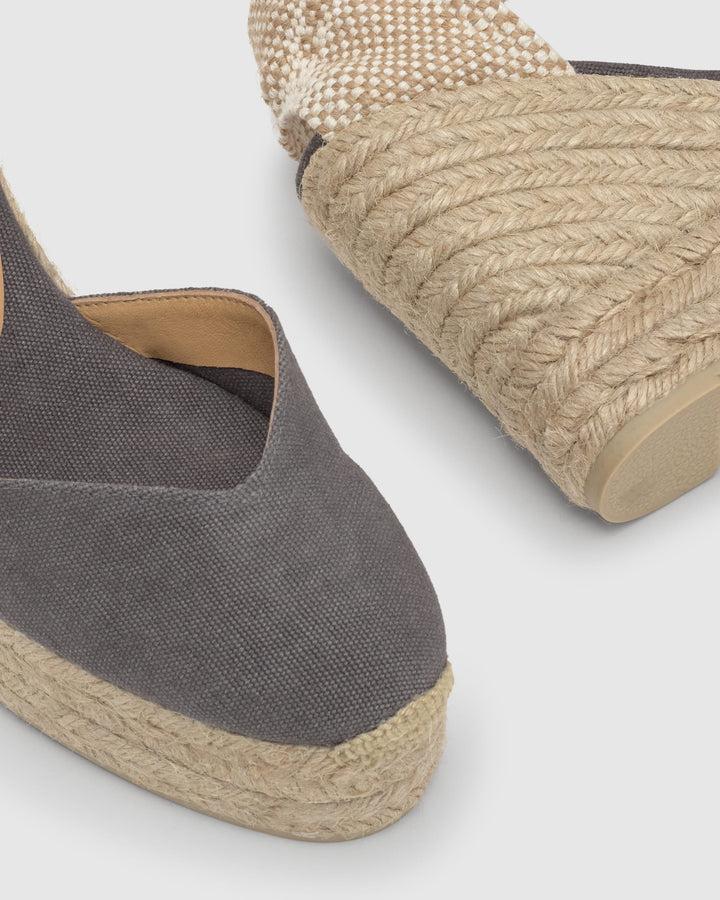 Castañer Calzado de Mujer estilo Pala Talon con Cuña de 11cm de altura | Castañer Descuentos del mes