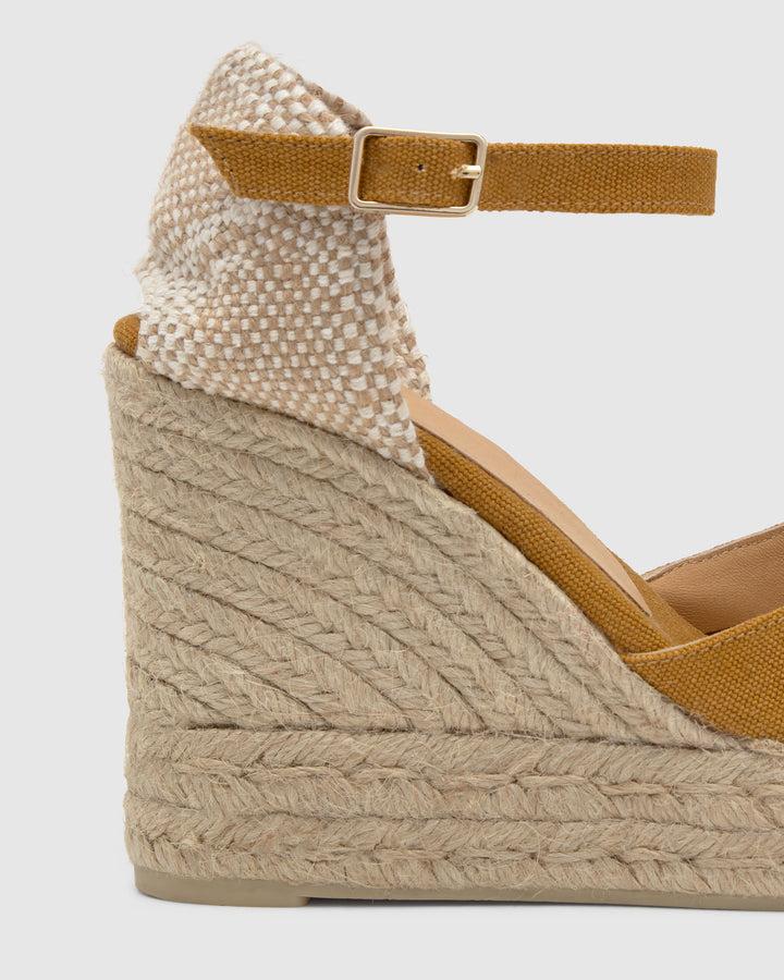 Castañer Calzado de Mujer estilo Pala Talon con Cuña de 11cm de altura | Castañer Oferta exclusiva