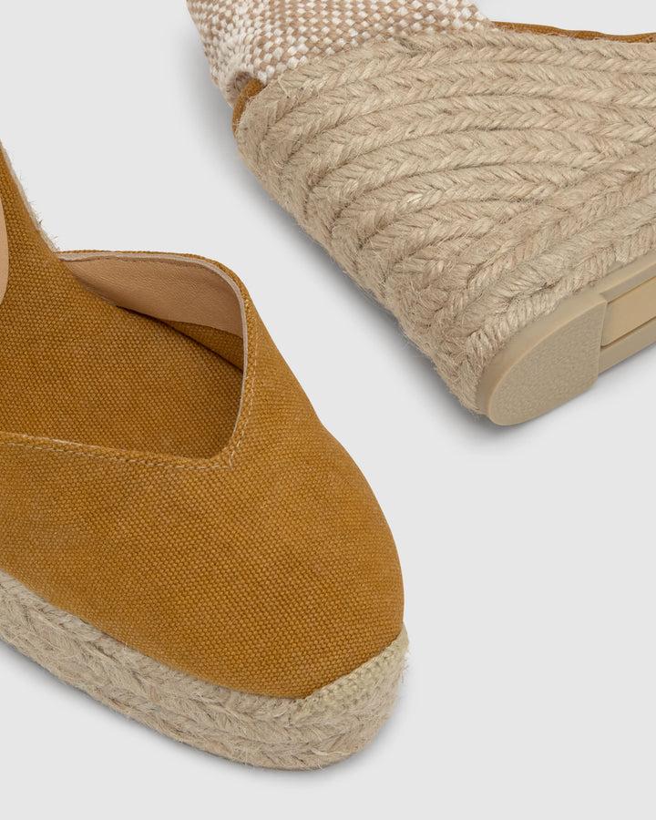 Castañer Calzado de Mujer estilo Pala Talon con Cuña de 11cm de altura | Castañer Oferta exclusiva