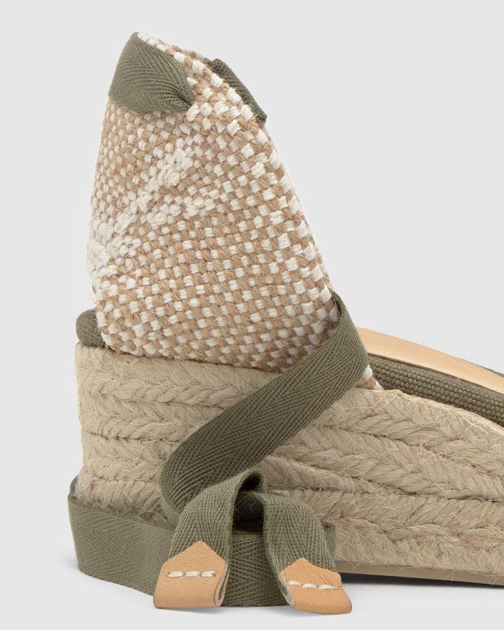 Castañer Calzado de Mujer estilo Pala Talon con Cuña de 5cm de altura | Castañer Última moda