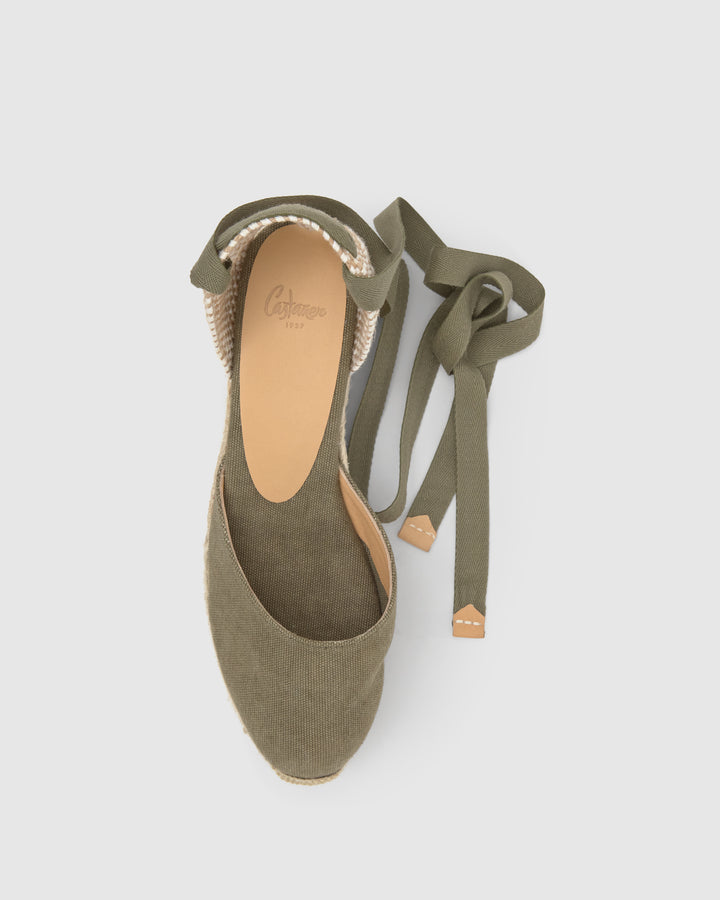 Castañer Calzado de Mujer estilo Pala Talon con Cuña de 5cm de altura | Castañer Última moda