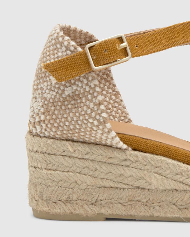 Castañer Alpargata de Mujer estilo Pala Talon con Cuña de 5cm de altura | Castañer Ofertas de temporada