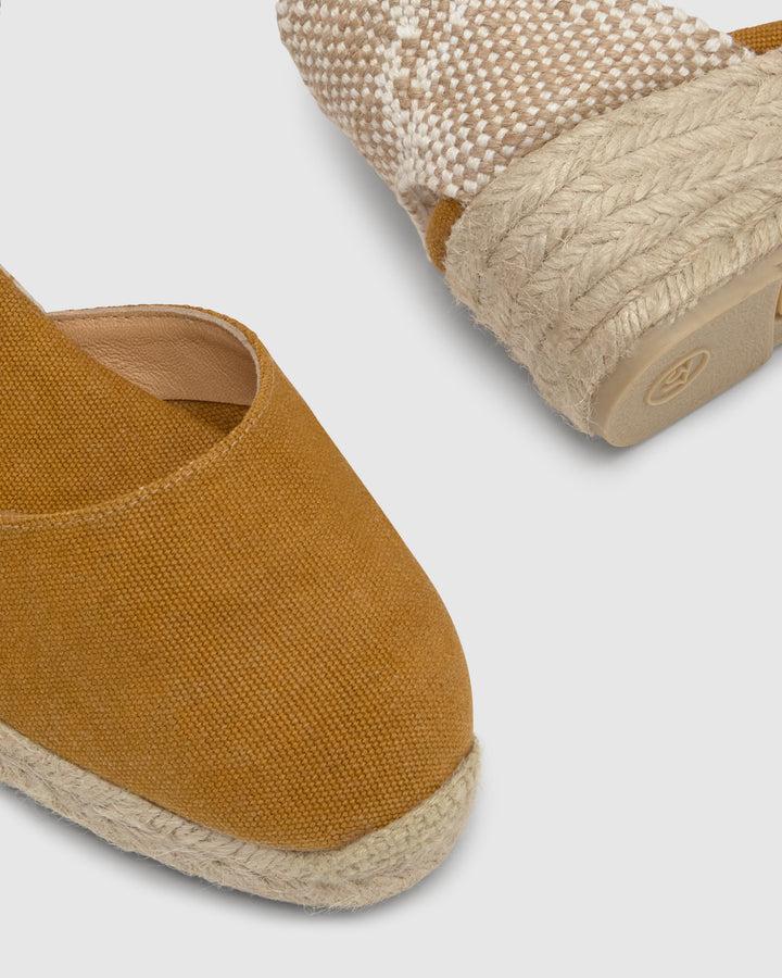 Castañer Alpargata de Mujer estilo Pala Talon con Cuña de 5cm de altura | Castañer Ofertas de temporada