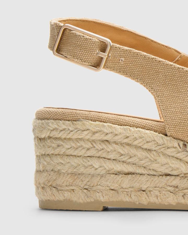Castañer Calzado de Mujer estilo Peep Toe con Cuña de 5cm de altura | Castañer Outlet