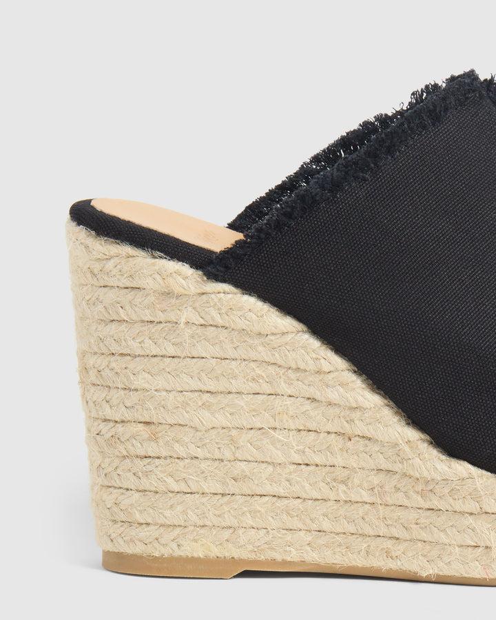 Castañer CASTAÑER | Sandalias Fátima en algodón orgánico y altura de 11cm. – Castañer Ofertas