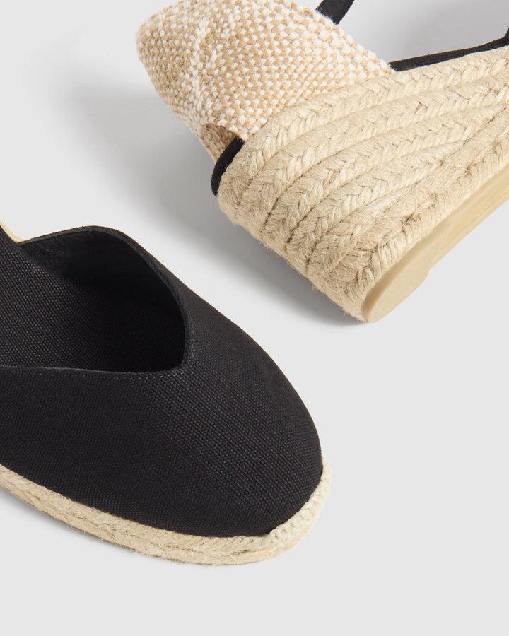 Castañer CASTAÑER ALPARGATAS CUÑA CHIARITA NEGRO MUJER – Castañer Venta caliente