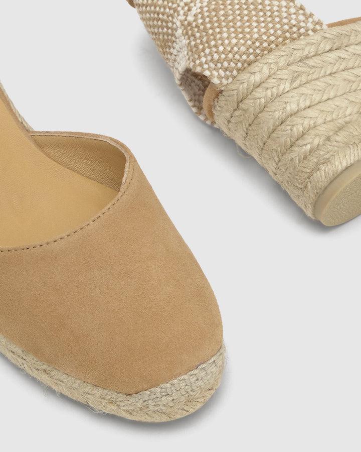 Castañer Calzado de Mujer estilo Pala Talon con Cuña de 7cm de altura | Castañer En oferta