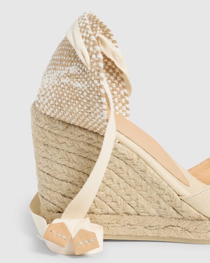Castañer CASTAÑER ALPARGATAS CUÑA CHIARA IVORY MUJER – Castañer Los más vendidos