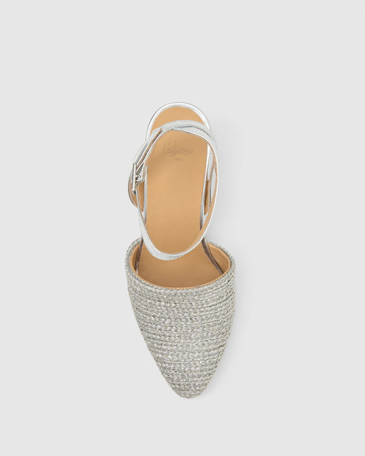 Castañer Calzado de Mujer estilo Pala Talon con Cuña de 8cm de altura | Castañer Oferta especial