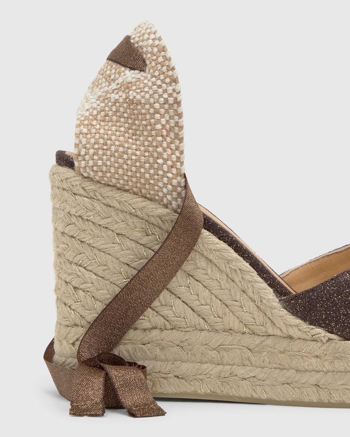 Castañer Calzado de Mujer estilo Pala Talon con Cuña de 11cm de altura | Castañer Promoción por tiempo limitado