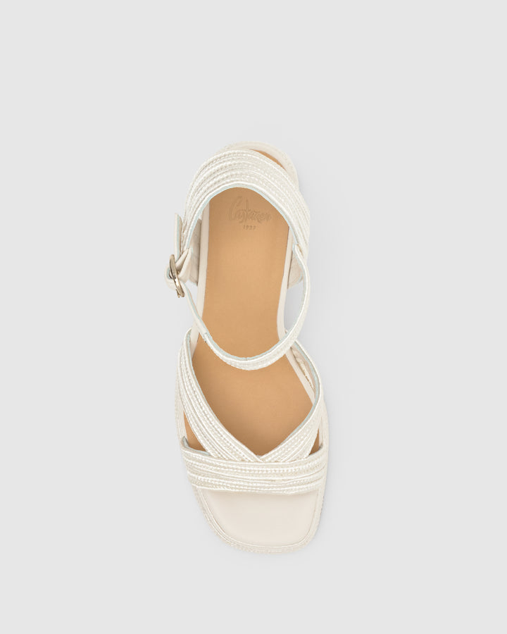 Castañer Calzado de Mujer estilo Sandalia con Tacón de 10cm de altura | Castañer Oferta especial de fábrica