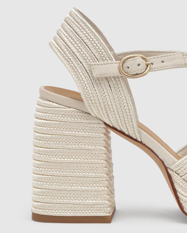 Castañer Calzado de Mujer estilo Sandalia con Tacón de 10cm de altura | Castañer Oferta especial de fábrica