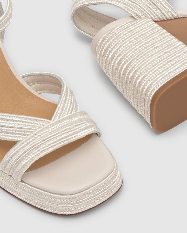 Castañer Calzado de Mujer estilo Sandalia con Tacón de 10cm de altura | Castañer Oferta especial de fábrica