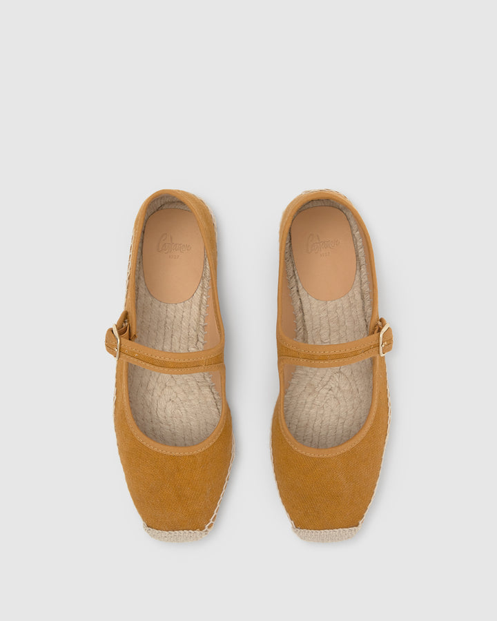 Castañer Alpargata de Mujer estilo Bailarina con Plana de 2cm de altura | Castañer Ofertas de temporada