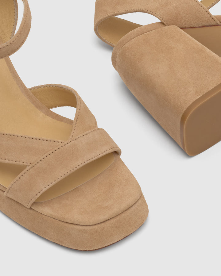 Castañer Calzado de Mujer estilo Sandalia con Tacón de 10cm de altura | Castañer Grandes ahorros