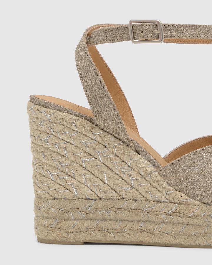 Castañer Alpargata de Mujer estilo Sandalia con Cuña de 11cm de altura | Castañer Devoluciones gratuitas