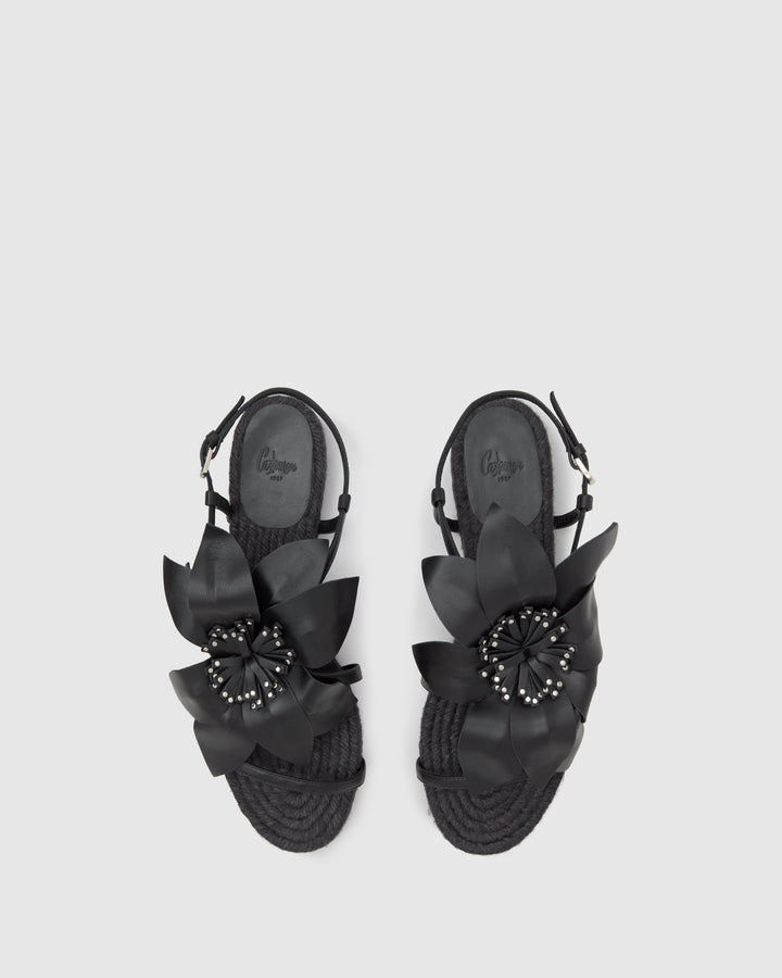 Castañer Alpargata de Mujer estilo Sandalia con Plana de 2cm de altura | Castañer Outlet