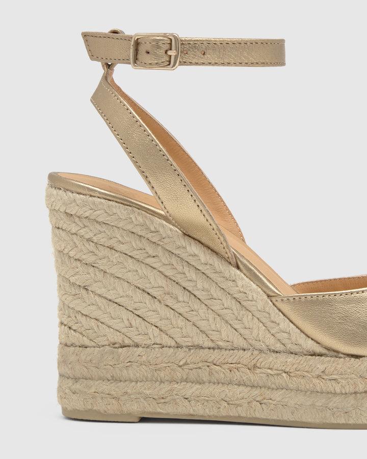 Castañer Alpargata de Mujer estilo Sandalia con Cuña de 11cm de altura | Castañer En oferta