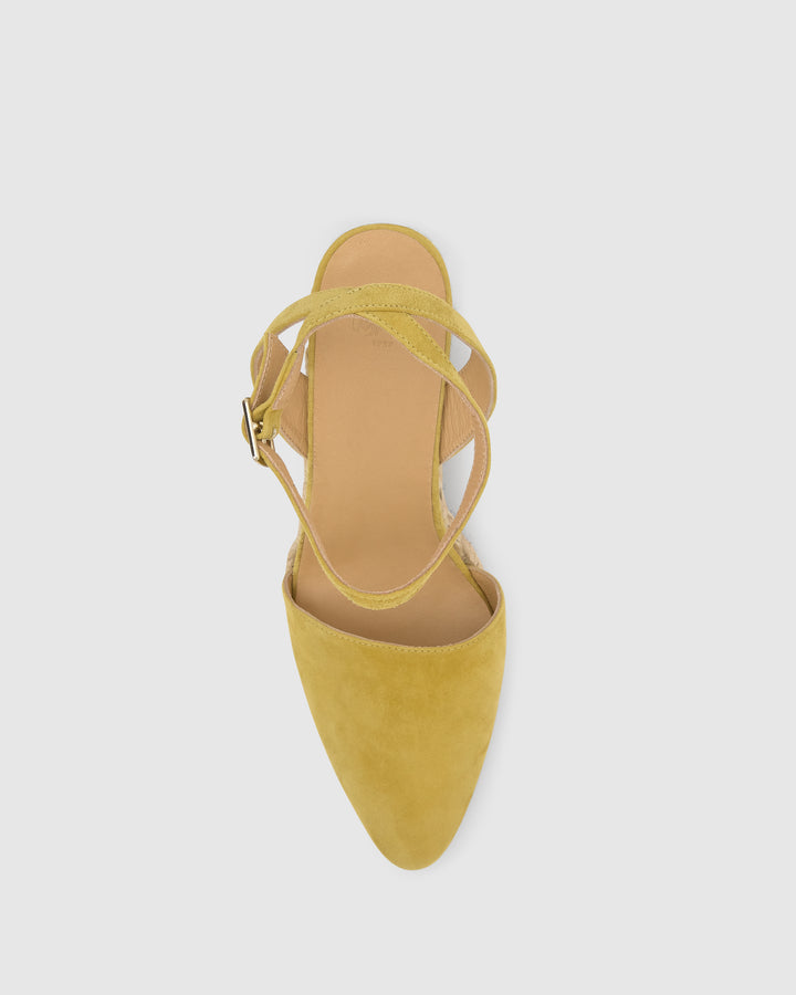 Castañer Calzado de Mujer estilo Pala Talon con Cuña de 8cm de altura | Castañer Ventas relámpago