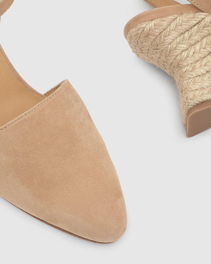 Castañer Calzado de Mujer estilo Pala Talon con Cuña de 8cm de altura | Castañer Descuento