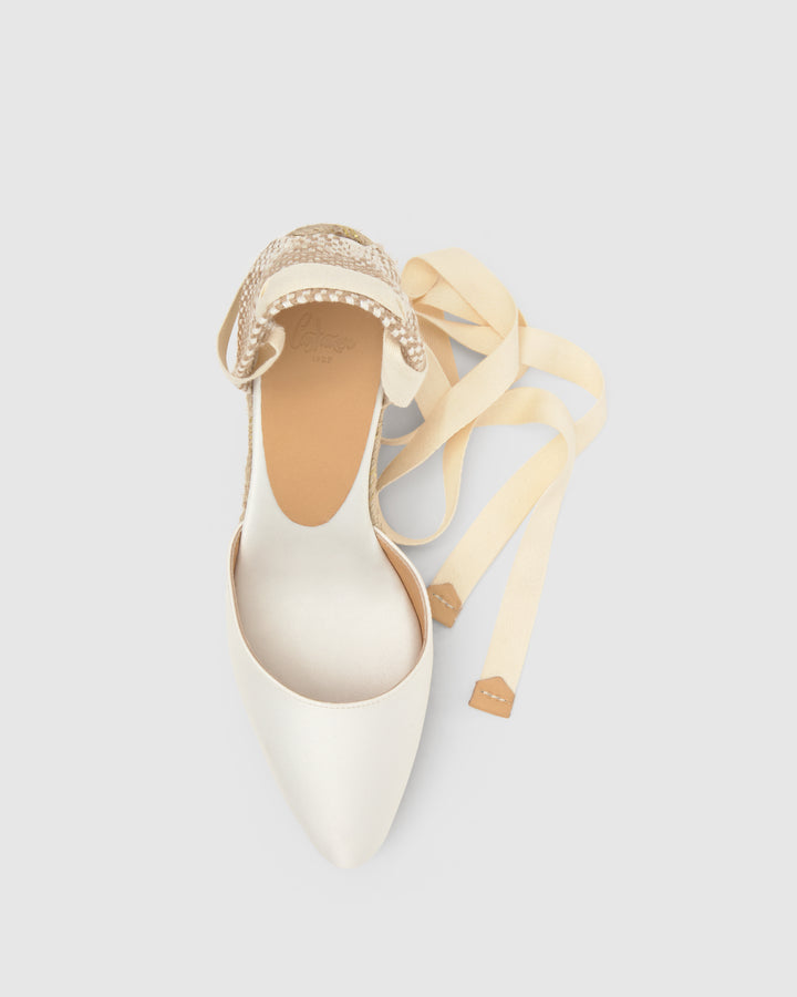 Castañer Alpargata de Mujer estilo Pala Talon con Cuña de 9cm de altura | Castañer Oferta especial