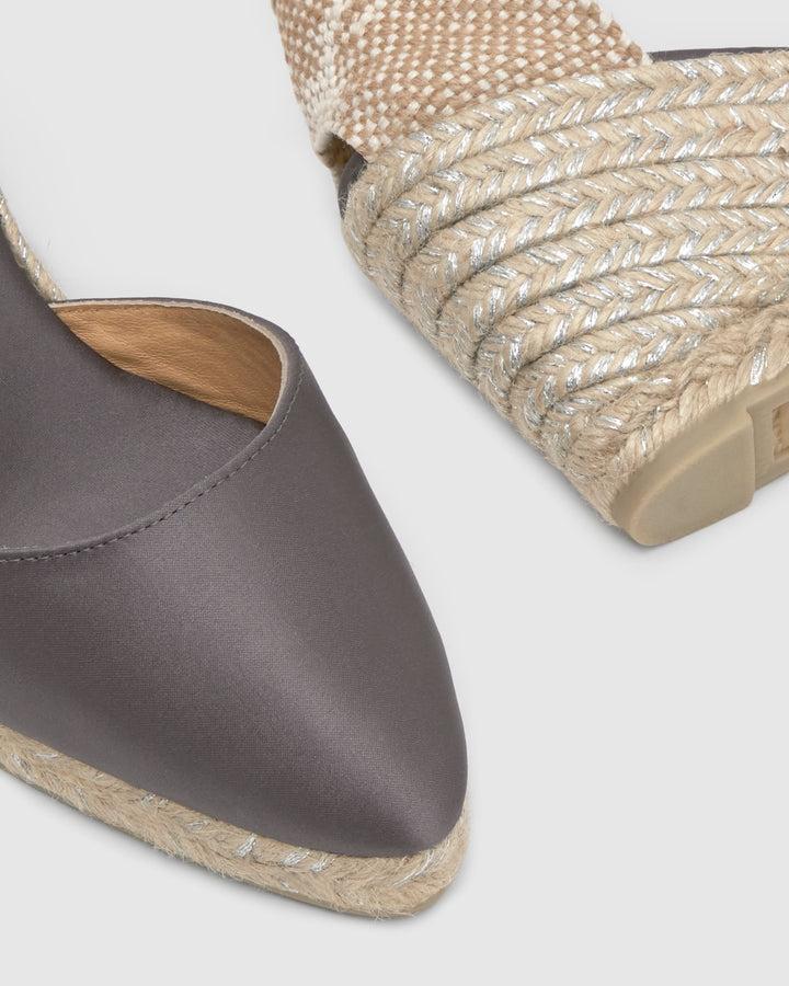 Castañer Alpargata de Mujer estilo Pala Talon con Cuña de 9cm de altura | Castañer Envío gratis
