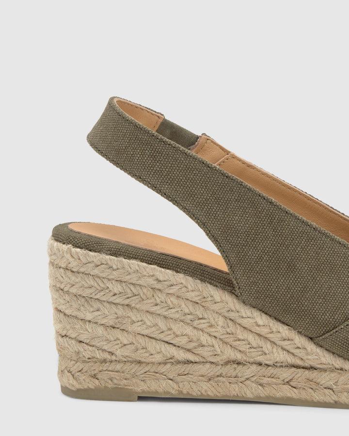 Castañer Alpargata de Mujer estilo Peep Toe con Cuña de 7cm de altura | Castañer Últimos 3 días