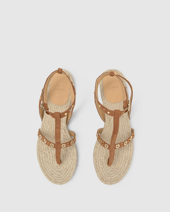 Castañer Calzado de Mujer estilo Sandalia con Plana de 2cm de altura | Castañer Oferta especial de fábrica