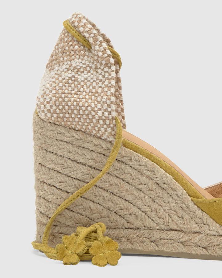 Castañer Alpargata de Mujer estilo Pala Talon con Cuña de 9cm de altura | Castañer Solo queda un día