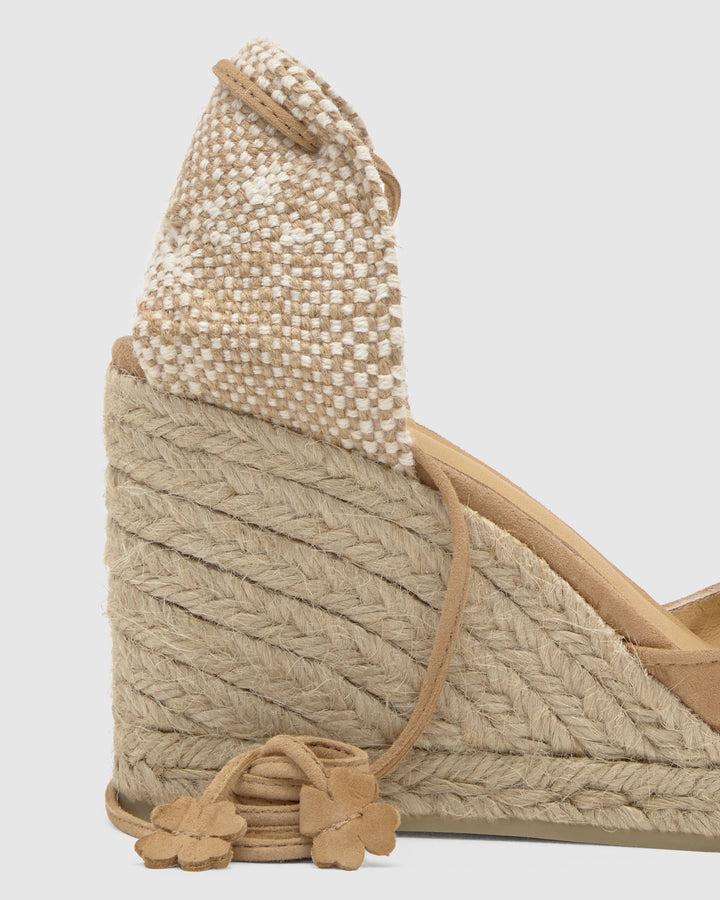 Castañer Alpargata de Mujer estilo Pala Talon con Cuña de 9cm de altura | Castañer Superdescuento