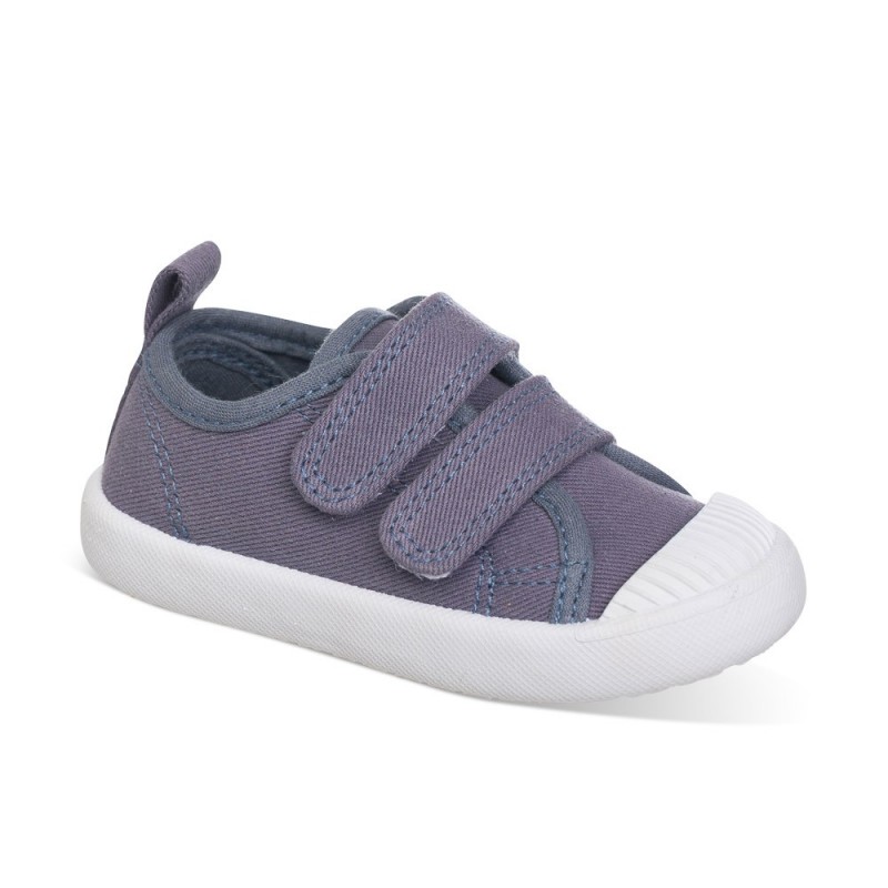 Chetto Lona color gris fácil de combinar con dos Velcros puntera de goma y gran flexibilidad Descuentos del mes