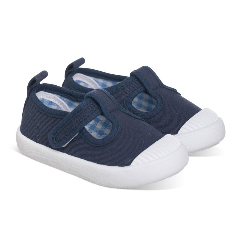 Chetto Lona azul con Velcro básica versátil y cómoda Ideal para combinar con todo y disfrutar los días de verano Ofertas de temporada