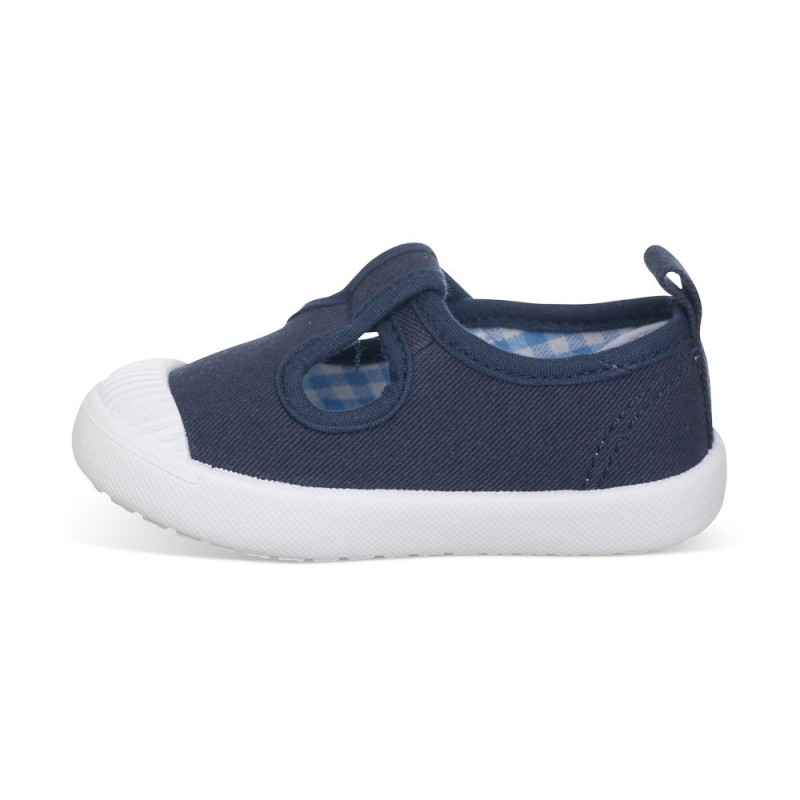 Chetto Lona azul con Velcro básica versátil y cómoda Ideal para combinar con todo y disfrutar los días de verano Ofertas de temporada