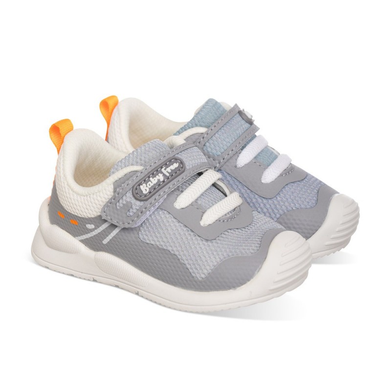 Chetto Deportiva color gris con cierre de Velcro y 100% respetuosa Ofertas especiales