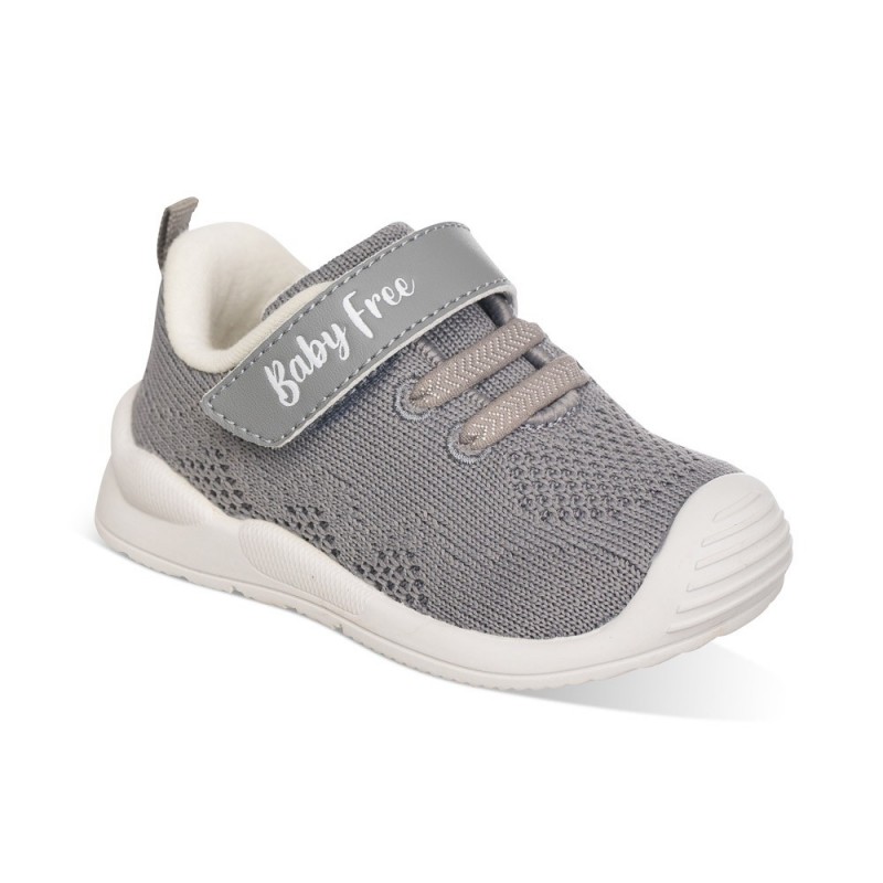 Chetto Deportiva gris con cierre de Velcro totalmente respetuosa por su gran comodidad y flexibildad Grandes ahorros