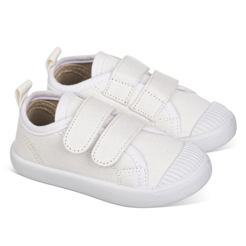 Chetto Lona blanca - Calzado Respetuoso - No drop En oferta