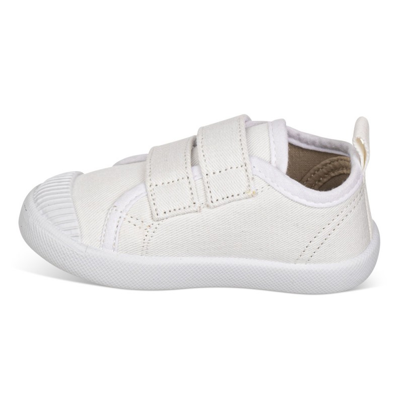 Chetto Lona blanca - Calzado Respetuoso - No drop En oferta