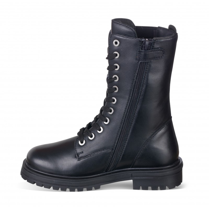 Chetto LINEA ELECTRA - BOTA MILITAR CON ELASTICO EN PIEL Precio de fábrica