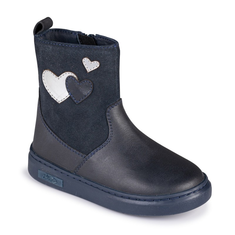 Chetto BOTA EN PIEL - NIÑA - CORAZONES - CHETTO Promoción trimestral