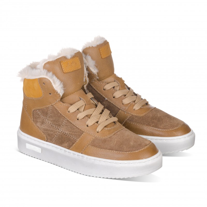 Chetto DEPORTIVO EN PIEL - CASUAL - DETALLE DE PELO - CHETTO Grandes ahorros