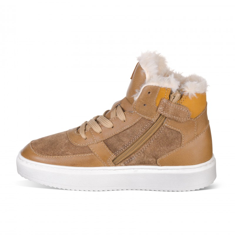 Chetto DEPORTIVO EN PIEL - CASUAL - DETALLE DE PELO - CHETTO Grandes ahorros