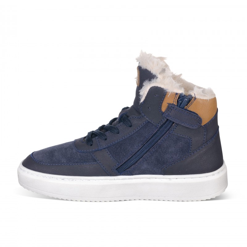 Chetto DEPORTIVO EN PIEL - CASUAL - DETALLE DE PELO - CHETTO Rebajas de fin de temporada