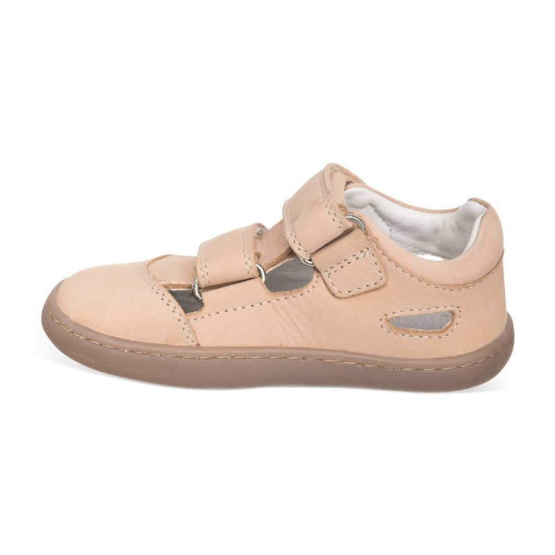 Chetto Cangrejera dos Velcros color rosa confeccionada en piel y 100% respetuosa Rebajas de fábrica